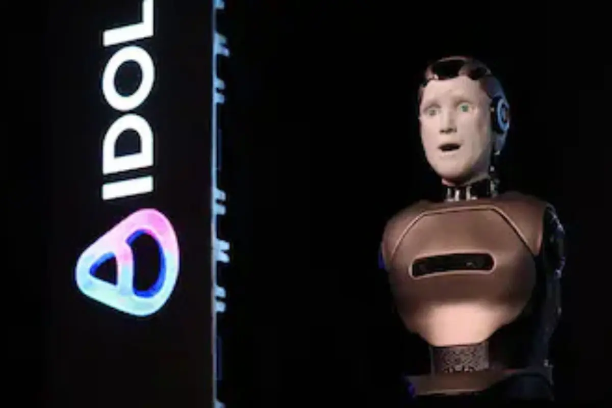 russian ai robot falls